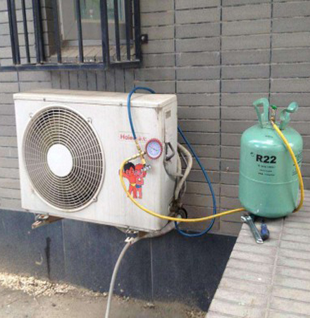 清水空调加氟